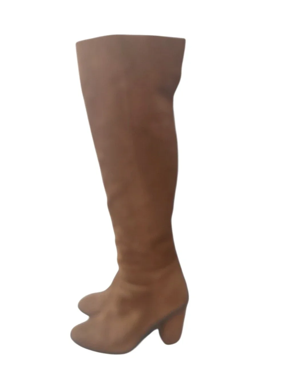 Gianni Bini Brown Suede Over-the-Knee Block Heel Boots Size 10